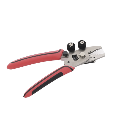 Desforradora de Fibra Óptica 9 en 1 / Desforradora de 3 Posiciones / Tijeras / Limpiador de Algodón para Hilo de Fibra Óptica / Cortadora de Cable Mensajero