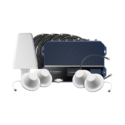 KIT Amplificador de Señal Celular, ENTERPRISE 4300/ Para Montaje en Pared/ Mejora la Señal de los principales operadores | Cubre áreas de hasta 4800 m²
