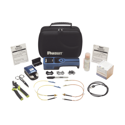 Kit Completo de Herramienta OCTT Opticam 2 de Panduit, para Terminación de Conectores Pre-Pulidos LC, SC o ST, Incluye Desforradora y Cleaver