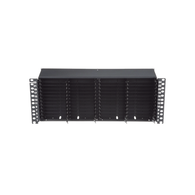 Panel de Distribución de Fibra Óptica, Acepta 12 Cassettes HD Flex y 144 Fibras por UR, 4 UR
