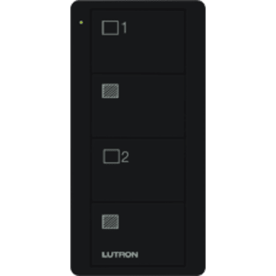 Control remoto PICO inalámbrico con 4 botones  encender/apagar grupo/escenas,  complemente con un atenuador o switch on/off