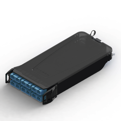 Cassette para Empalme (Fusión) LightVerse, Hasta 12 Fibras, Conectores SC/UPC Shuttered, para Fibra Monomodo, 900um, 1 Metro (3.28 Pies)