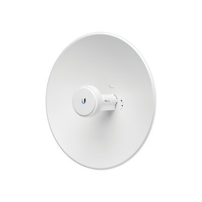 PowerBeam airMAX AC hasta 330 Mbps, frecuencia 2 GHz (2412-2472 MHz), antena tipo plato 18 dBi, Radio Wi-Fi de administración