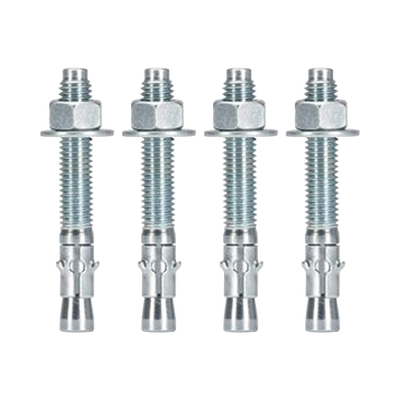 Kit de Anclaje a Piso, Para Rack de 2 o 4 Postes, Fabricado en Acero, 4 Piezas 