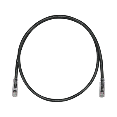 Cable de Parcheo TX6, UTP Cat6, 24 AWG, CM, Color Negro, 0.91 Metros (3 Pies)