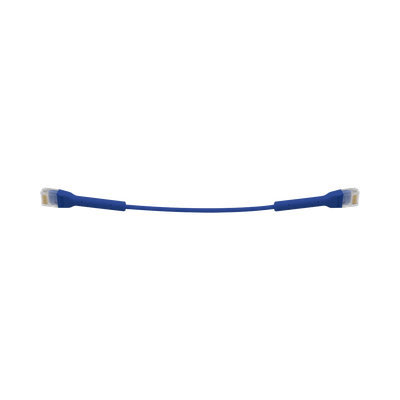 UniFi Ethernet Patch Cable Cat6 de 22 cm (8.66 pulgadas), Color Azul