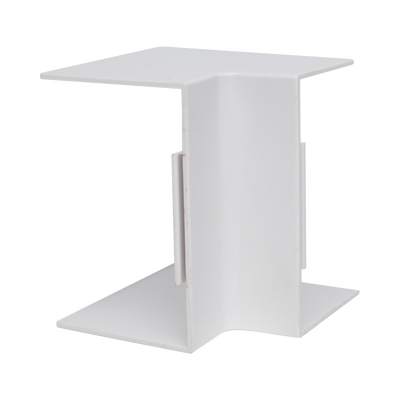 Esquinero Interior Color Blanco de PVC Auto Axtinguible, Para Canaleta TMK-4577 (5520-02001)