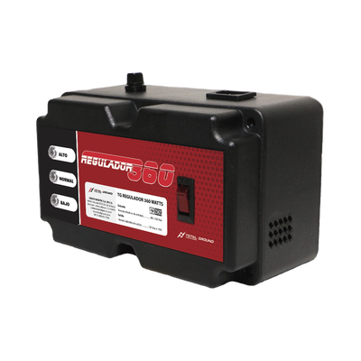Regulador de Voltaje TOTAL GROUND de 450VA/360 Watts, 480 Joules de Protección L-N, L-G y N-G.