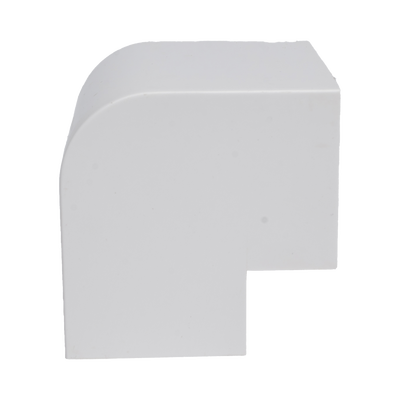 Esquinero Exterior Color Blanco de PVC Auto Axtinguible, Para Canaleta TMK-4577 (5510-02001)