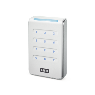 Lector R40 con TECLADO SIGNO WHITE Estandar Multitecnologia/ 40KNWS-00-000000/ Garantia de Por Vida/ Pigtail/Wiegand & OSDP