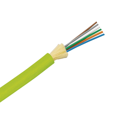 Cable de Fibra Óptica de 6 Hilos, Multimodo OM5 50/125 Optimizada, Interior, Tight Buffer 900um, No Conductiva (Dieléctrica), OFNP (Plenum), Precio Por Metro