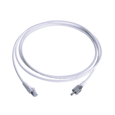 Patch Cord TERA Cat5e 10/100BASE-T, de 2 Pares y Conector Modular, LS0H, Color Blanco, 3 Metros (9.84 Pies)