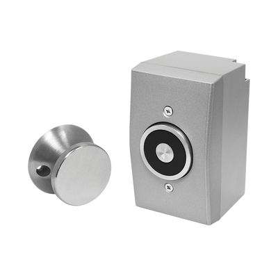 Door Holder / Magnético /  Con Montaje Superficial / 33 LBS / Uso Interior / Sin Magnetismo Residual / 3 Voltajes de Operacion