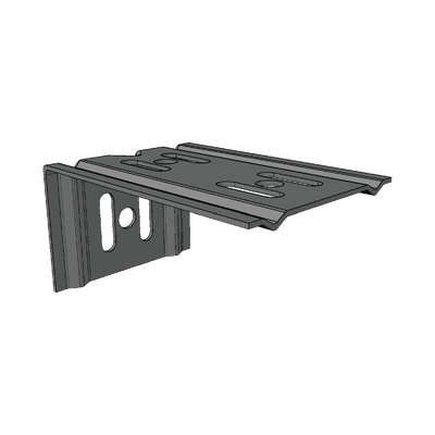 Ménsula Para MallaFils, para montaje en pared, para anchos de charola de 100 mm, con acabado electrozinc