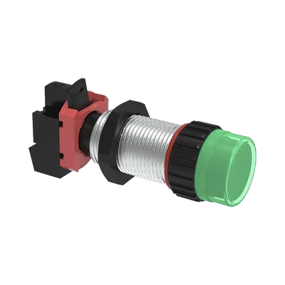 Luz Piloto Verde con Portalámparas 24 V AC/CD / Longitud 40 mm (1.57 pulgadas) / 3/4 NPSM