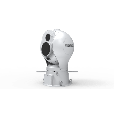 PTZ Punta de Poste IP Dual / Lente Térmico de 38 a 190 mm (1280 X 1024) / Lente Óptico 100X Zoom (2 Megapixel) / 3 Kms de IR Laser / 48 VCD / IP67 / Detección de Fuego / Analiticas de Video