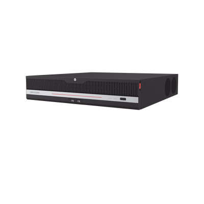 NVR 32 Megapixel (8K) / 32 Canales IP / AcuSense / ANPR / Conteo de Personas / Heat Map / 8 Bahías de Disco Duro / 2 Tarjetas de Red / Soporta RAID con Hot Swap / 2 HDMI en 8K / Soporta POS / Alarmas I/O / ACU