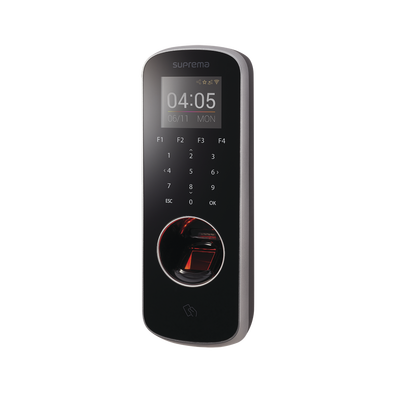 BioStation L2 Lector de Huella Delgado con Teclado Touch y  Lector 13.56 MHz MIFARE®/ NFC /DESFire/DESFire EV1/ Felica