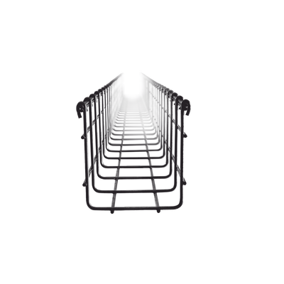 Charola Tipo Malla 116/100 mm, Acabado Electro Zinc, Hasta 185 Cables Cat6, Tramo de 3 Metros