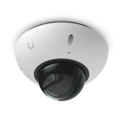 UniFi G6 Dome – Cámara 4K Antivandálica y Todo Clima con Sensor de 8 MP (1/1.8”), Motor de IA Multi-TOPS y Visión Nocturna Infrarroja de Largo Alcance