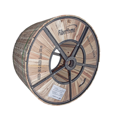 Carrete de 4 Kilómetros de Fibra Óptica Aérea (ADSS) G.652D, Monomodo de 96 Hilos, Exterior, Span 200, Loose Tube