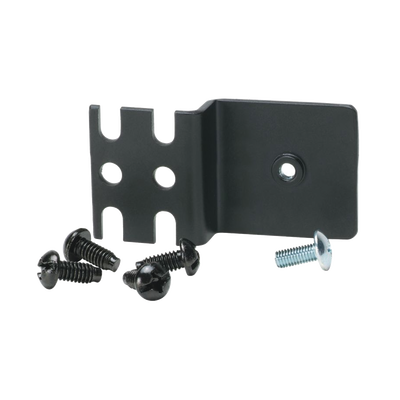 Soporte Para Canaleta Fiber-Duct™ 2x2 o 4x4, Para Instalación en Rieles de Rack de 2 o 4 Postes, Color Negro