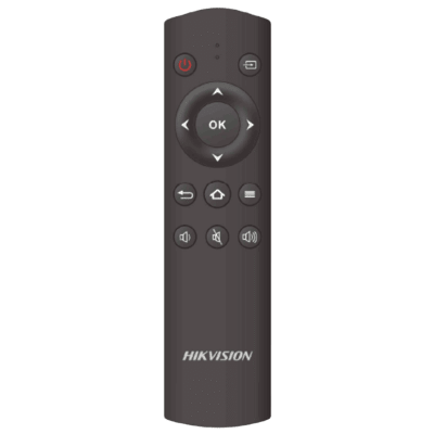 Control Remoto IR / Panel Plano Interactivo / Compatible Display Hikvision / Alcance 10 m (32.8 ft) / 7 Pilas AAA / DC 3V / Negro