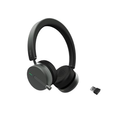 Auricular Inalámbrico LINKVIL DH50-B con Bluetooth 5.4 y Micrófono Retráctil con Cancelación de Ruido