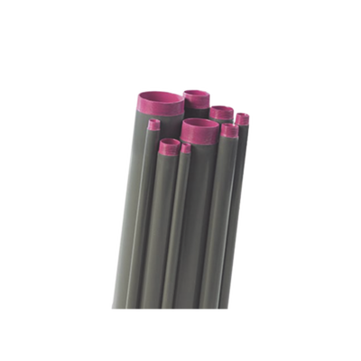 Tubo Conduit  rígido de aluminio de 2” (50.8 mm) con recubrimiento de PVC de 3.05 m con cople.