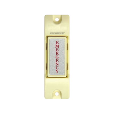 Botón de Emergencia / Botón de Pánico /  Ideal como botón de pánico / Montaje de Superficie / Relevador NC/NO Momentáneo /  Uso con Sirenas y Estrobos / Ideal para Control de Acceso