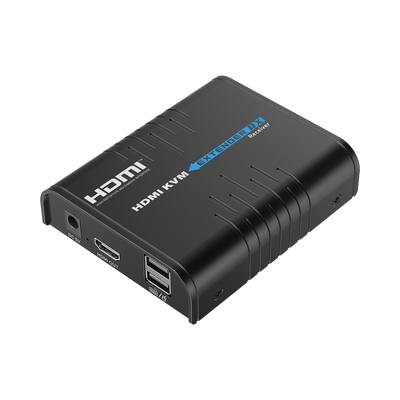 Receptor Compatible para Kits TT373KVM4.0 | Resolución 1080P @ 60 Hz | Soporta STP y UTP CAT6 | Control IR | Compatible con Switch Gigabit para control KVM múltiple.