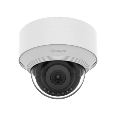 Cámara IP Tipo domo Antivandálica 5 Megapíxel / Lente fijo 4mm / IR 30M / WDR 120db / IP66 / H.265 & WiseStream / Inteligencia Artificial Deteccion de Personas y vehiculos