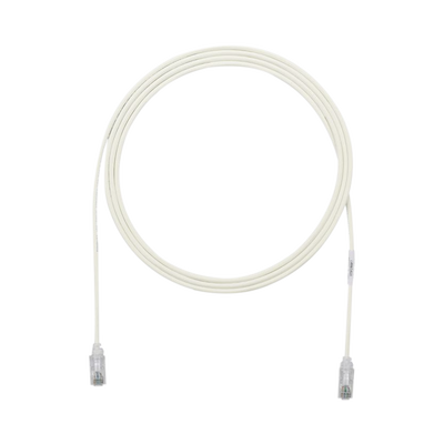 Cable de Parcheo TX6, UTP Cat6, Diámetro Reducido (28AWG), Color Gris, 2.13 Metros (7 Pies)