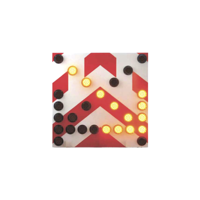 Tablero de señalización visual sencillo/izquierda/derecha/cruz