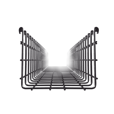 Charola Tipo Malla 116/200 mm, Acabado Electro Zinc, Hasta 369 Cables Cat6, Tramo de 3 Metros