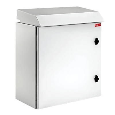 Gabinete Rack 19 UR / Tipo 3R Exterior / 92.2 cm x 60 cm x 61 cm (36.3 in x 23.6 in x 24 in) / Acero Gris RAL 7035 / Ventiladores Termostáticos / Protección IP32 IK10