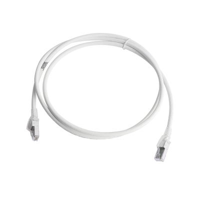 Patch Cord Z-MAX Cat6A S/FTP, CM/LS0H, 1.52 Metros (5 Pies), Color Blanco