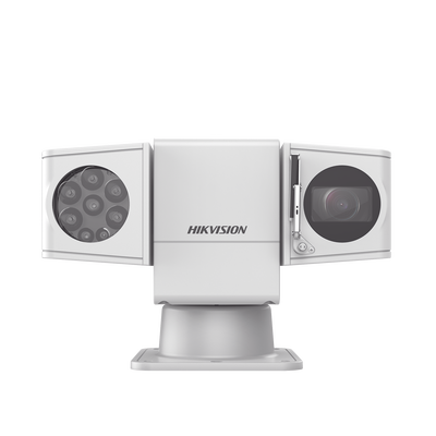 Punta de Poste IP PTZ 2 Megapixel / 25X Zoom / 250 mts IR / 3D-DNR / / Alarmas y Audio I/O / EIS / Hi-PoE / IP66 / Micro SD / 24 VCA