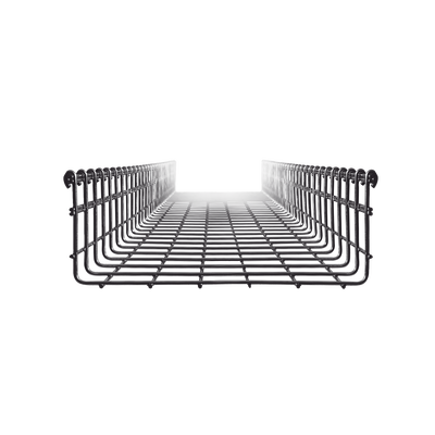Charola Tipo Malla 116/300 mm, Acabado Electro Zinc, Hasta 554 Cables Cat6, Tramo de 3 Metros