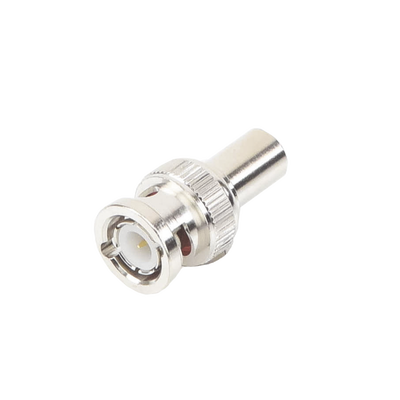 Carga Coaxial Terminal de 75 Ohm para CCTV, 1/2 Watt, en Conector BNC Macho, Níquel/ Oro/ Delrin