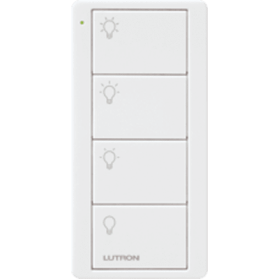 Control inalambrico Pico, 4 botones, ideal para generar 3 escenas y un apagado 