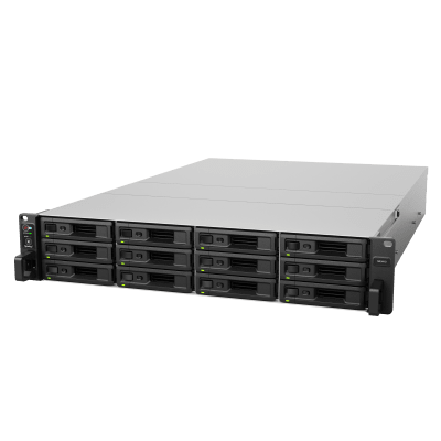 Servidor de Almacenamiento Synology SA3410 | 12 Bahías | Escalable hasta 96 Bahías | 1.728 PB de Capacidad Bruta | 6.200 MB/s Lectura Secuencial | 3.000 MB/s Escritura Secuencial | 10GbE RJ-45 | PCIe 3.0.
