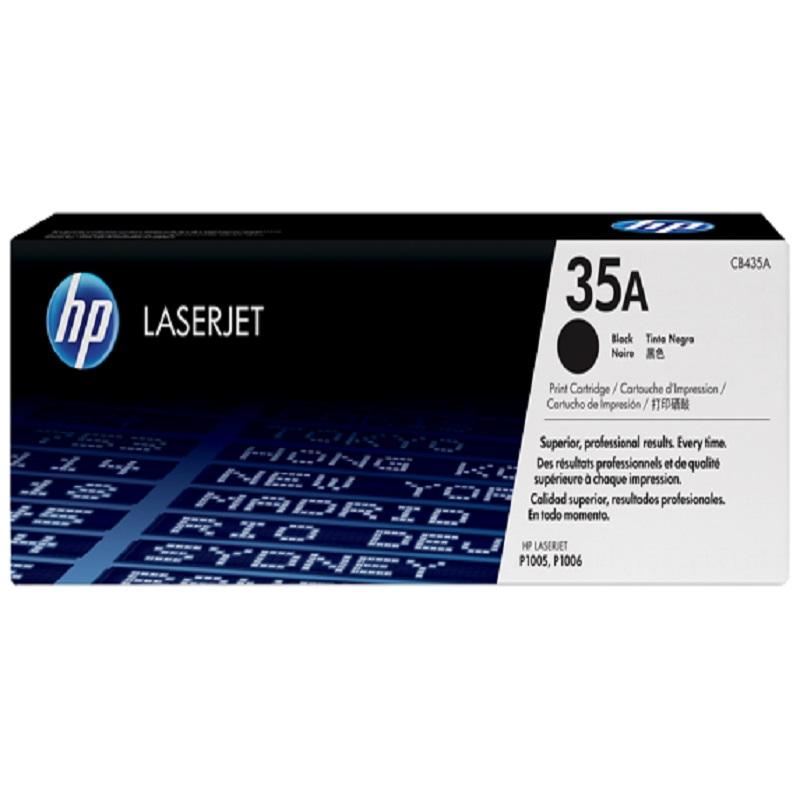 TONER HP 35A NEGRO PARA LASERJET P1002 1006 CB435A