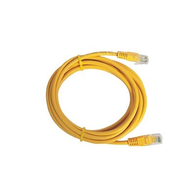Cable de Parcheo UTP Cat5e - 2.0 Metros (6.56 Pies) - Amarillo
