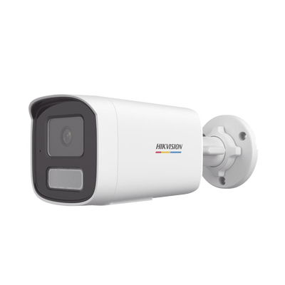 [Dual Light + ColorVu] Bala IP 6 Megapixel / Lente 4 mm / 50 mts IR + 50 mts Luz Blanca / Micrófono Integrado / ACUSENSE Lite / Exterior IP67 / WDR 120 dB / PoE / Micro SD 