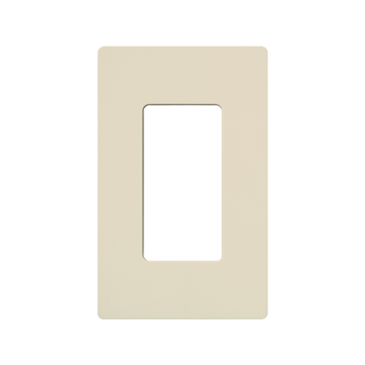 Tapa Color Light Almond para interruptor o dimmer Lutron, 1 gang, limpio y moderno