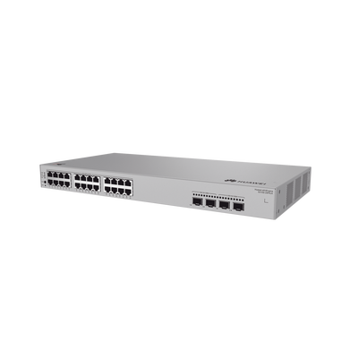 Switch de Acceso eKit Administrable / Capa 2+ / 24 Puertos PoE+ Gigabit + 2 Puertos SFP(2.5 Gbps) + 2 Puertos SFP+(10 Gbps) / PoE Perpetuo / Presupuesto PoE 400 W / Sin licenciamiento