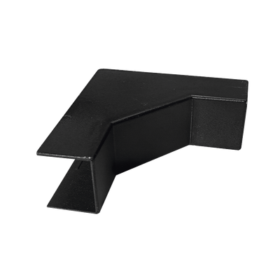 Esquinero Interior Color Negro de PVC Auto Axtinguible, Para Canaleta TMK-1720-N-CC (5220-02003)