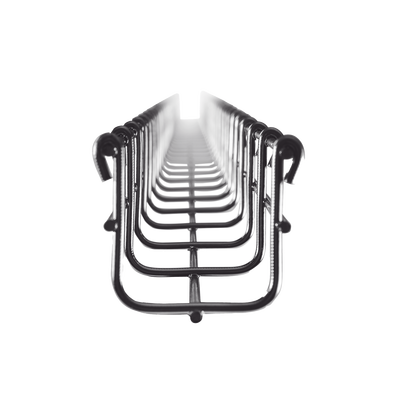 Charola Tipo Malla 54/50 mm, Acabado Electro Zinc, Hasta 43 Cables Cat6, Tramo de 3 Metros