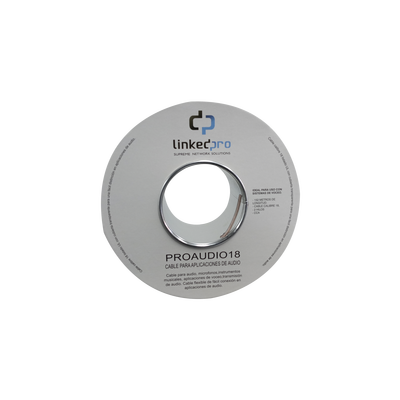 Cable 18/2 para audio, perfecto para bocinas y micrófonos, bobina de 152M(500ft)